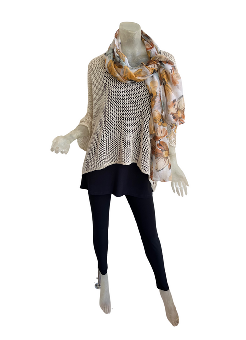 Chandail en tricot beige