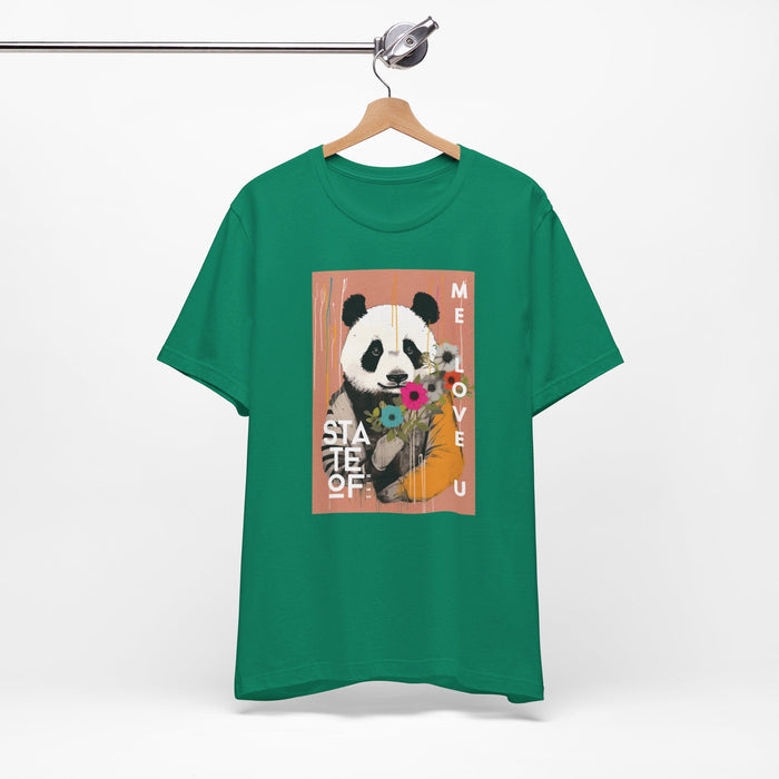 T-shirt coton ample - panda love