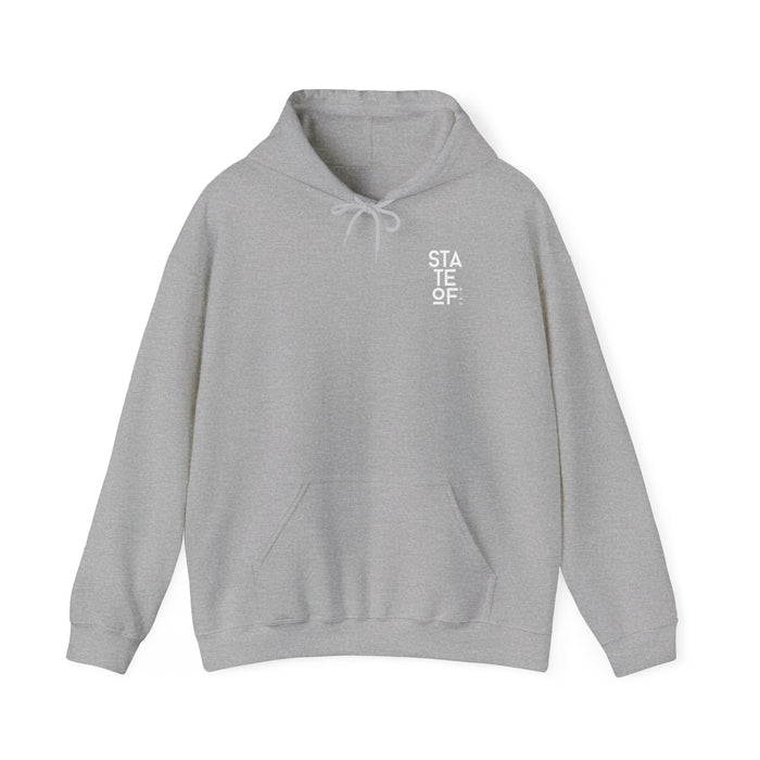 Hoodie coton ouaté unisexe - state of mind