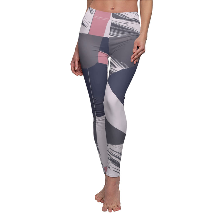 Legging à bande de taille régulière - waves