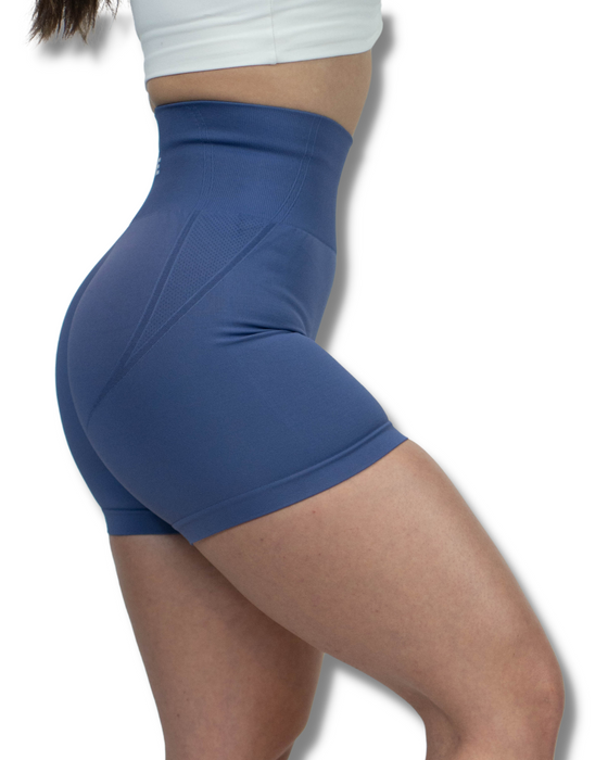 Limitless seamless shorts - bleu ardoise
