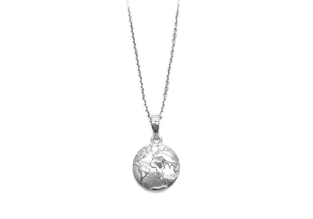 Pendentif terre en argent sterling 22 avril