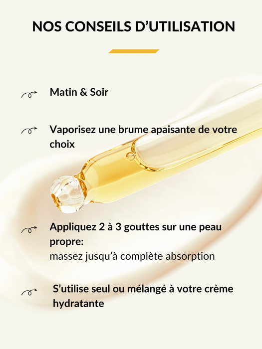 Sérum gaïa lissant & matifiant. régule la production de sébum et resserre les pores de la peau. absorption rapide. non comédogène. pour peau grasse.