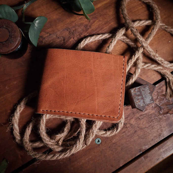 Stylish English tan leather wallet designed for modern style
