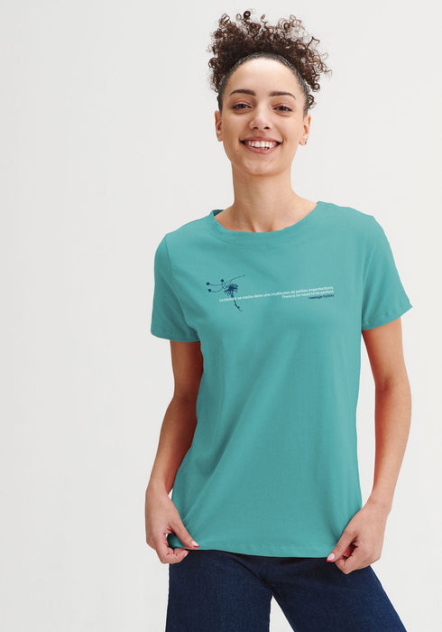 Perfect - t-shirt femme azur