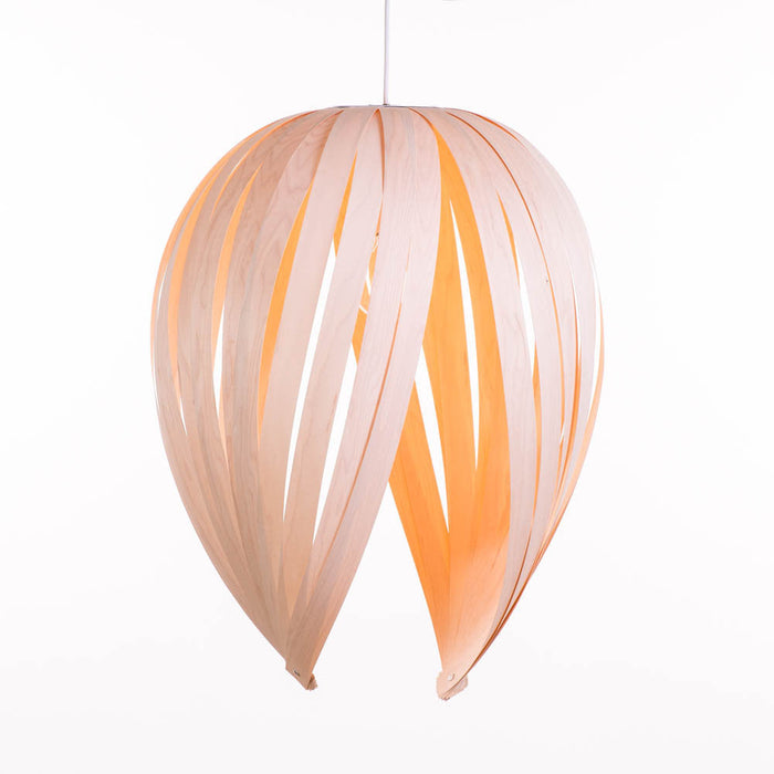 Lampe gladys grande / merisier blanc