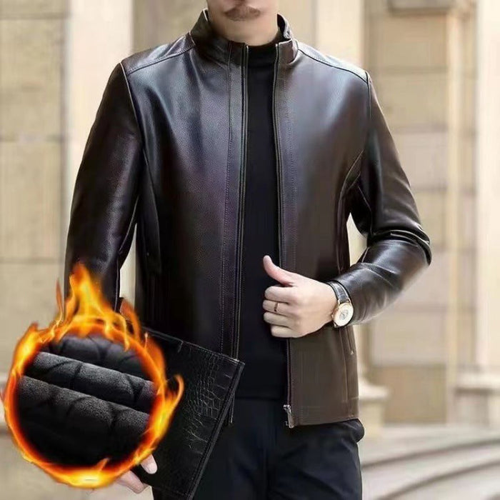 Veste en cuir pour hommes