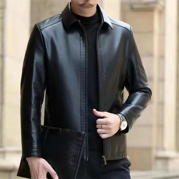 Veste en cuir pour hommes