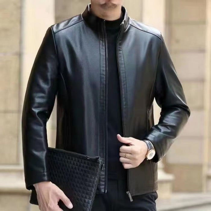 Veste en cuir pour hommes