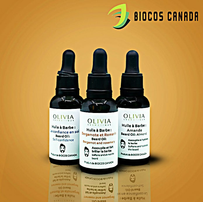 Huile-barbe-Biocos-canada-bergamote-romarin-trio