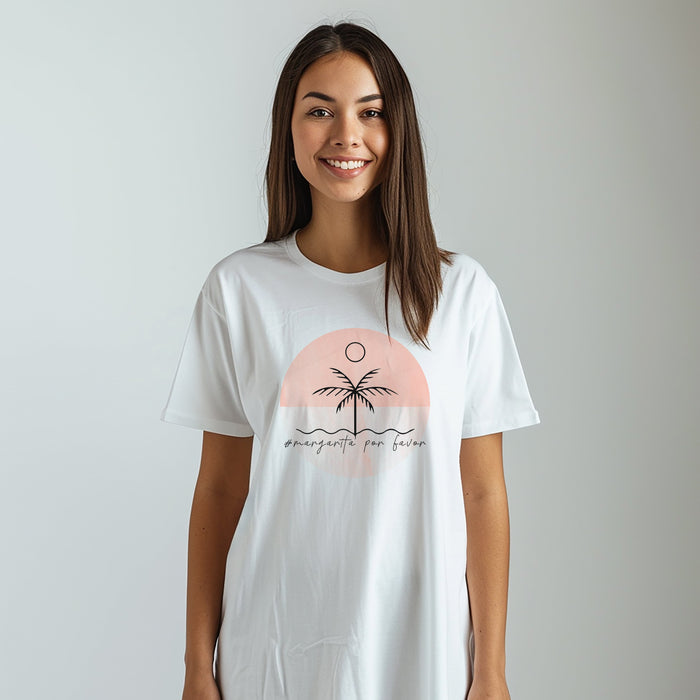 Robe t-shirt coton biologique - margarita per favor