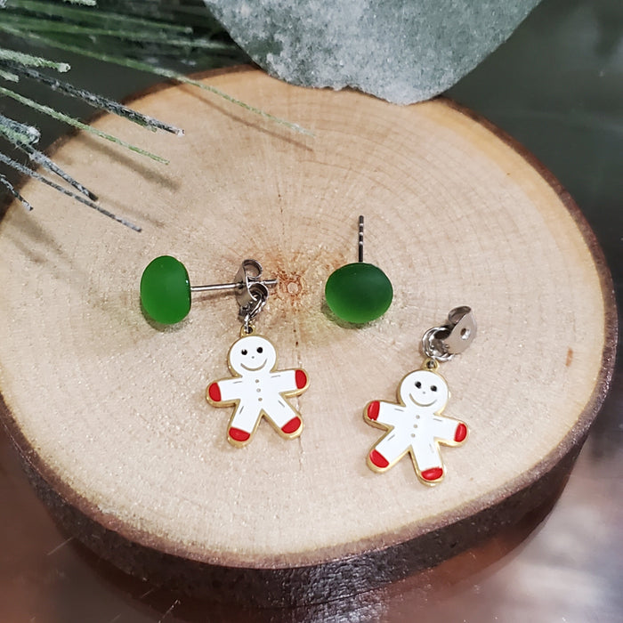 Boucles d'oreilles p'tits biscuits - Bijoux Le fil d'Ariane