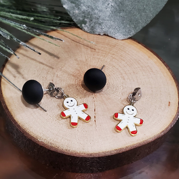 Boucles d'oreilles p'tits biscuits - Bijoux Le fil d'Ariane