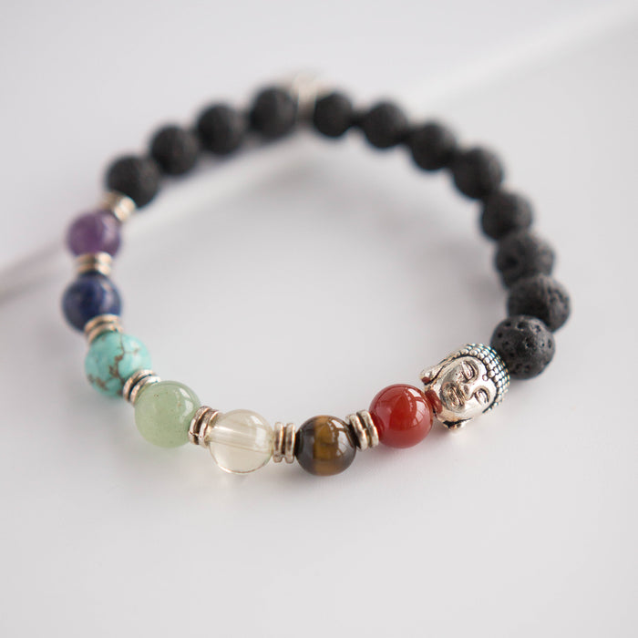 Bracelet 7 chakras - buddha