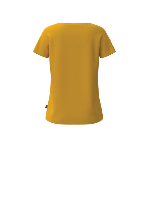 True nature - t-shirt femme jaune