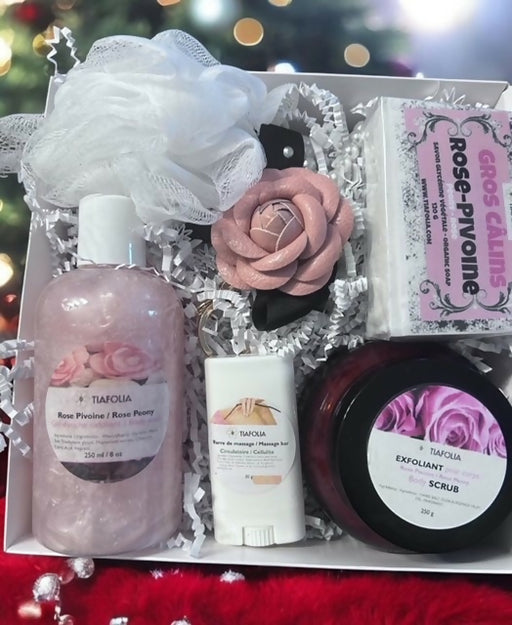 coffret rose pivoine