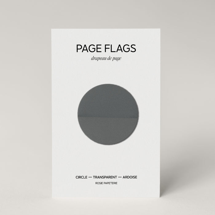 Drapeaux de page en cercle