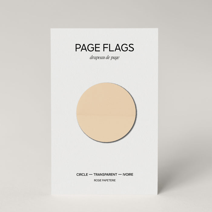 Drapeaux de page en cercle