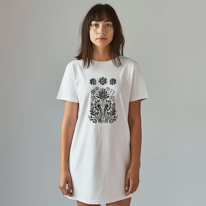 Robe t-shirt coton biologique - printemps