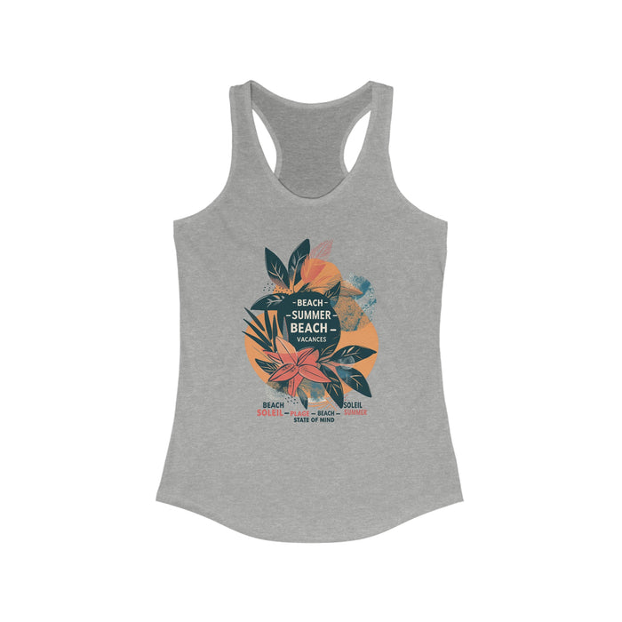 Camisole coton graphique - vacances