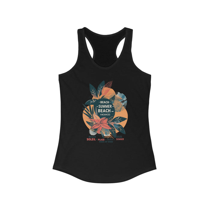 Camisole coton graphique - vacances