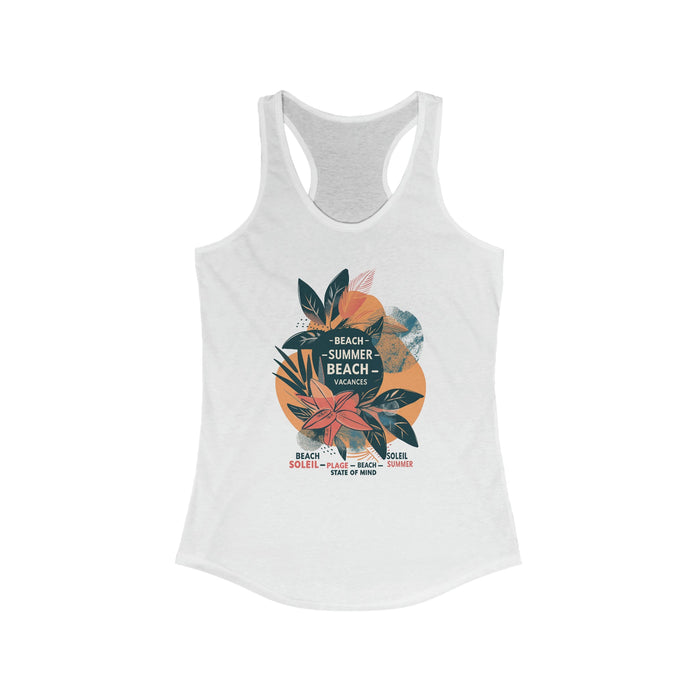 Camisole coton graphique - vacances