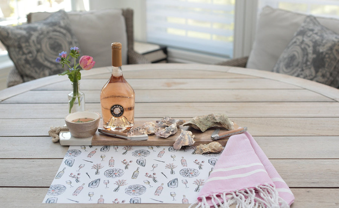 Rosé all day - napperons de papier / paper placemats