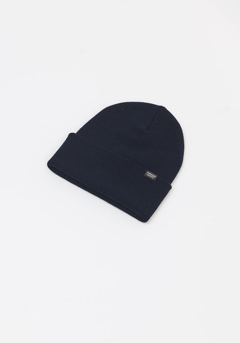 Beanie mf - tuque merinos marine