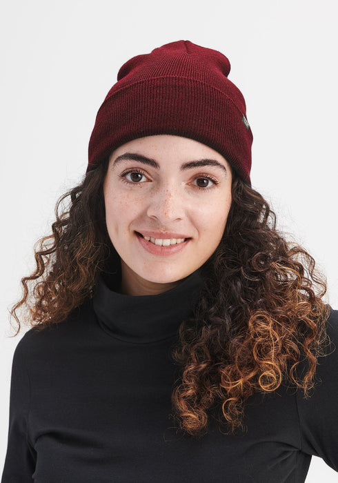 Beanie mf - tuque merinos bourgogne