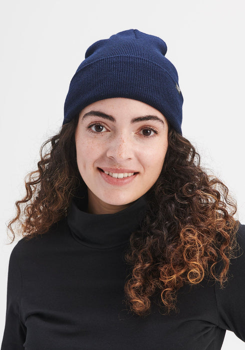 Beanie mf - tuque merinos marine