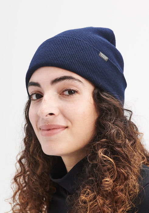 Beanie mf - tuque merinos marine