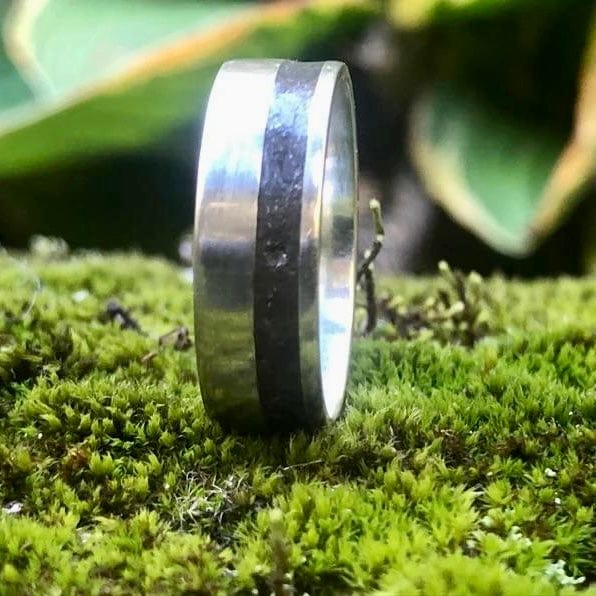 Bague poussières d’étoiles et argent sterling ou or 14k - 18k personnalisée