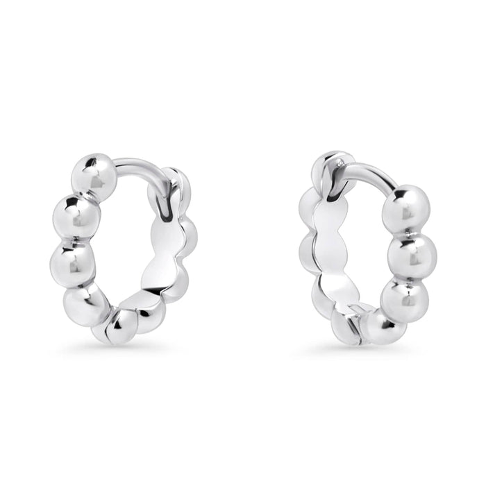 Mia Bijoux Boucles d'oreilles Argent Boucles d'oreilles Huggies Biza en acier