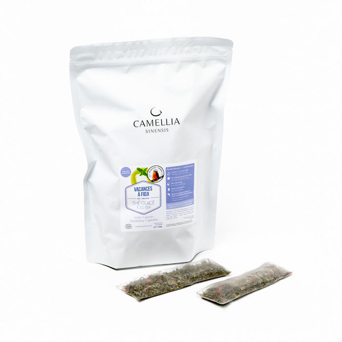 Camellia sinensis | thé glacé vacances à fidji biologique - 25 portions de 2 litres