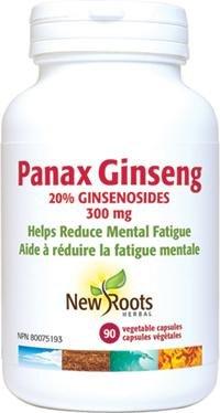 PanaxGinseng 300 mg -New Roots Herbal -Gagné en Santé