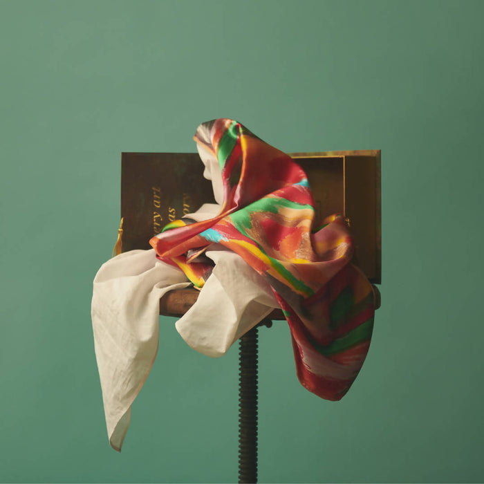 Foulard en soie | printemps | art par mb