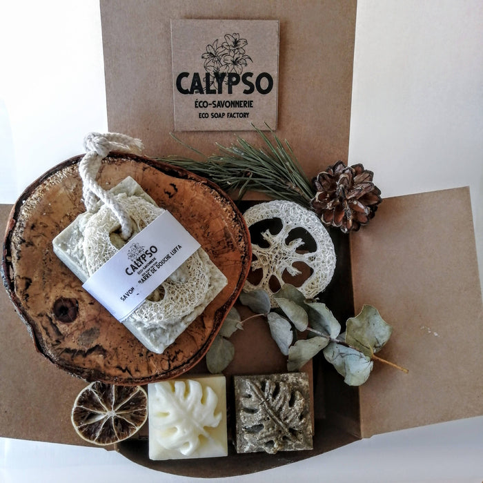 Coffret luffa - eucalyptus