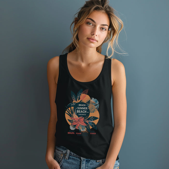 Camisole coton graphique - vacances