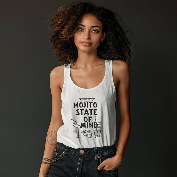 Camisole coton graphique - mojito